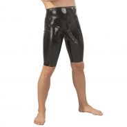 Late X Latex Lang Shorts med Penissleeve Menn