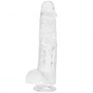 Willie City Classic Realistisk Dildo Gjennomsiktig 24,5 cm