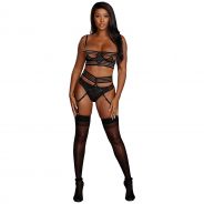 Dreamgirl Sheer Strappy Selerem Sett