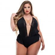 Baci Sexy Satin Teddy Plus Size