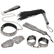 baseks Zebra Kinky Bondagesett 6 deler