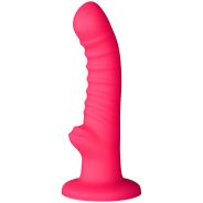 baseks Ribbed Stimulation Silikondildo 17 cm