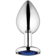 Sinful Blue Jewel Medium Metal Analplugg