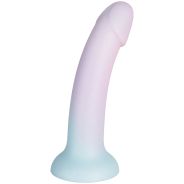 baseks Playful Pink Gradient Silikon Dildo 18 cm