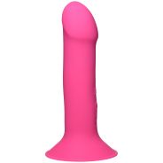 Squeeze-It Squeezable Vibrerende Rosa Dildo 17,5 cm