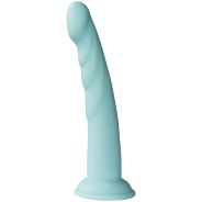 Dillio Platinum Slim Seven Teal Dildo med sugekopp 21 cm