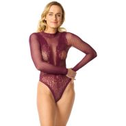 NORTIE Clover Bunnløs Bordeaux Bodystocking