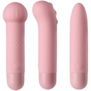 baseks Cute Lovers Sett av Oppladbare Minivibratorer