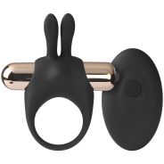 Sinful Gold Power Fjernstyrt Bullet med Rabbit Penisring Sleeve