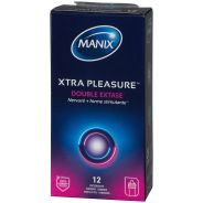 Manix Xtra Pleasure Double Extase Kondomer 12 stk