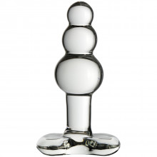 Icicles No 47 Buttplug i Glass med kuler bilde av emballasje 1