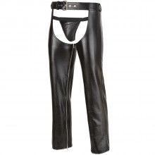 Svenjoyment Imitert Lær Chaps med String  1