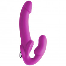 Strap U Evoke Strap-on Dildo med Vibrator bilde av emballasje 1