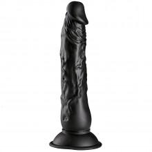 Willie City Realistisk Svart Sugekoppdildo 23 cm  1