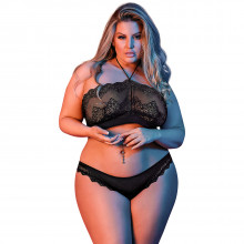 Magic Silk Halterneck BH-sett Plus Size  1