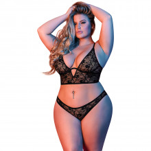 Magic Silk Longeline BH-sett Plus Size  1