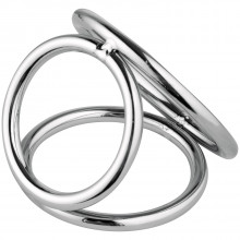 Bound to Please Triple Cock and Ball Ring Produktbilde 1