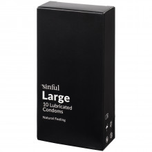 Sinful Large Kondomer 10 stk Produktbilde 1