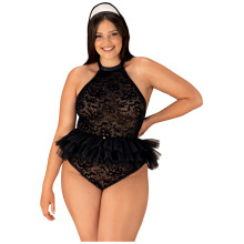 Obsessive Frilles Maid Body Set Plus Size Produktbilde 1