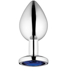 Sinful Blue Jewel Medium Metal Analplugg