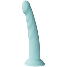 Dillio Platinum Slim Seven Teal Dildo med sugekopp 21 cm Produktbilde 1