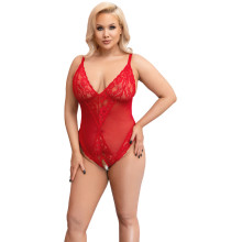 Cottelli Curves Rød Body Plus Size