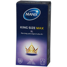Manix King Size Max XL Kondomer 12 stk Emballasjebilde 1