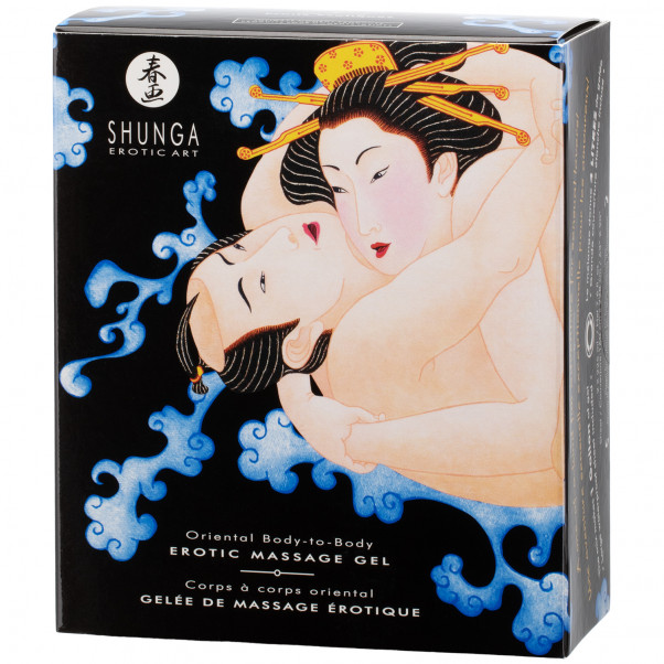 Shunga Body Slide Massasjegelé-sett 2 x 225 ml  10