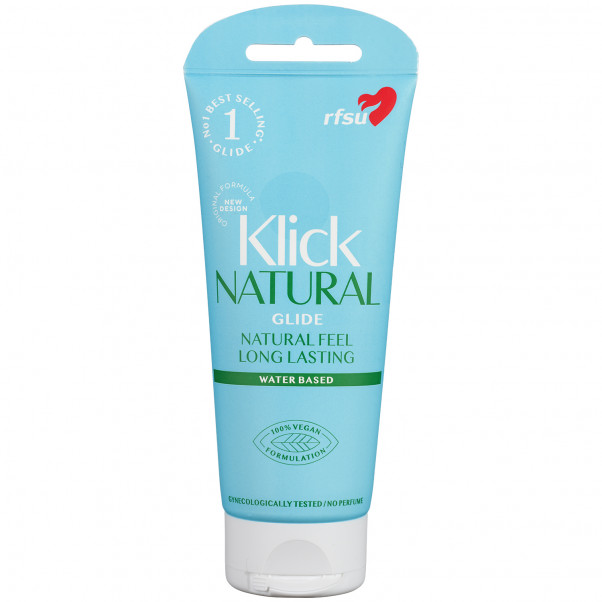 RFSU Klick Natural Glide Vannbasert Glidemiddel 100 ml  1