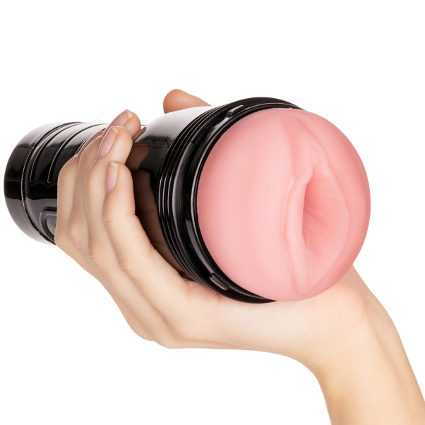 Fleshlight Pink Lady Mini-Lotus Produktbilde med hånd 50