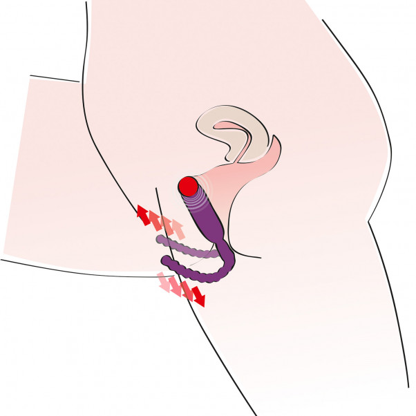 You2Toys Kjønnsleppespreder med G-punkts Vibrator  5