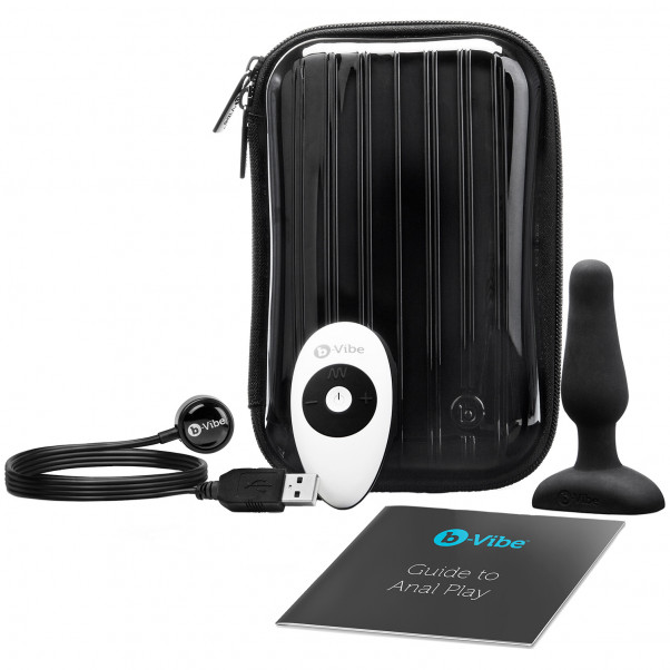 B-Vibe Novice Fjernstyrt Butt Plugg bilde av emballasje 1