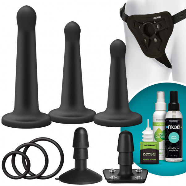 Vac-U-Lock Silikone Pegging Strap-On Sett  1