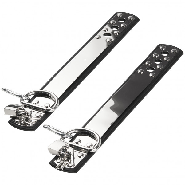 Rimba Ankel Mansjette i Lær og Metall med Hengelås produktbilde 3