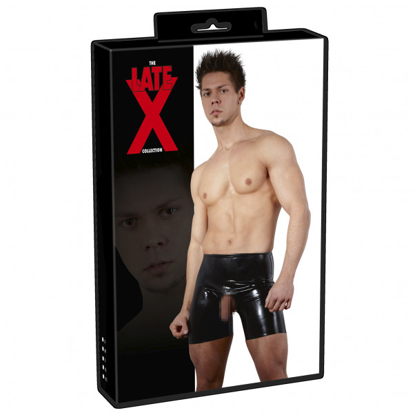 Late X Latex Showmaster Åpen Boxershorts Menn  10