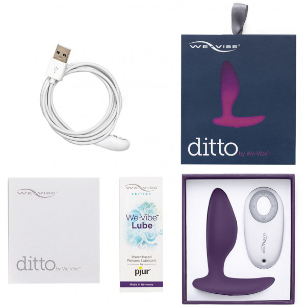 We-Vibe Ditto Vibrerende Analplugg med Fjernkontroll og App bilde av emballasje 89