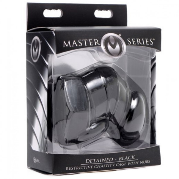 Master Series Detained Black Restrictive Kyskhetsbelte