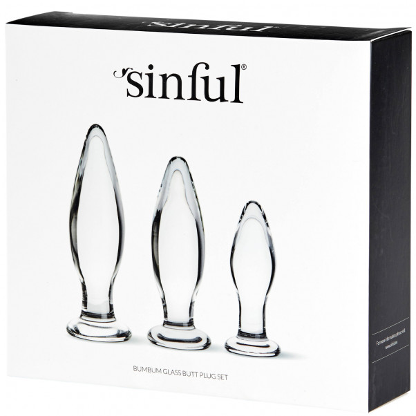 Sinful BumBum Glass Butt Plugg Sett  10