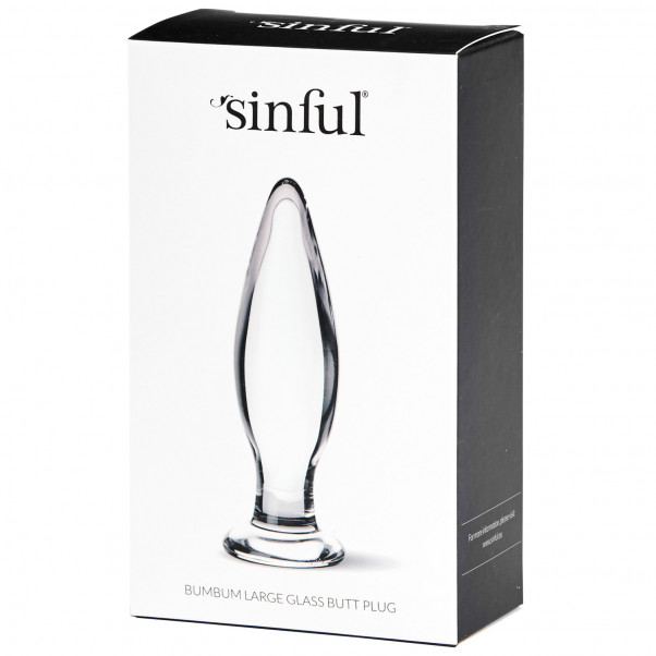 Sinful BumBum Glass Butt Plugg Large  4