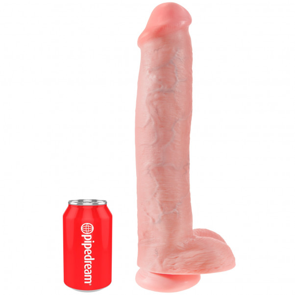 King Cock Realistisk Dildo med Testikler 36 cm