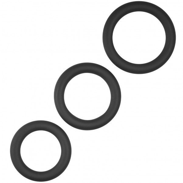 Sinful Extra Thick Silikon Penisring Sett 3 stk  1