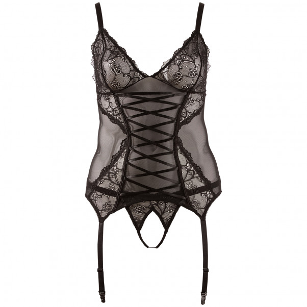 Cottelli Bunnløs Korsett Sett Plus Size  2