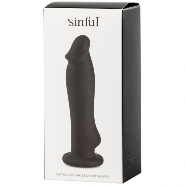 Sinful Soft Oppladbar Realistisk Dildovibrator 90