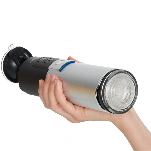 Leten X-9 Retractable Oppladbar Masturbator produkt i hånd 50