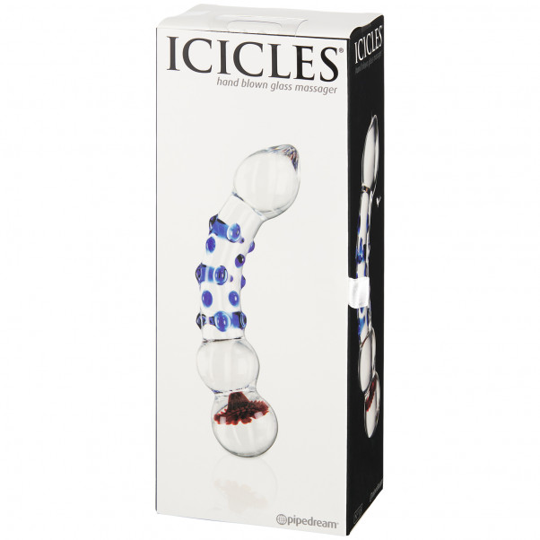 Icicles No 18 Glassdildo bilde av emballasje 90