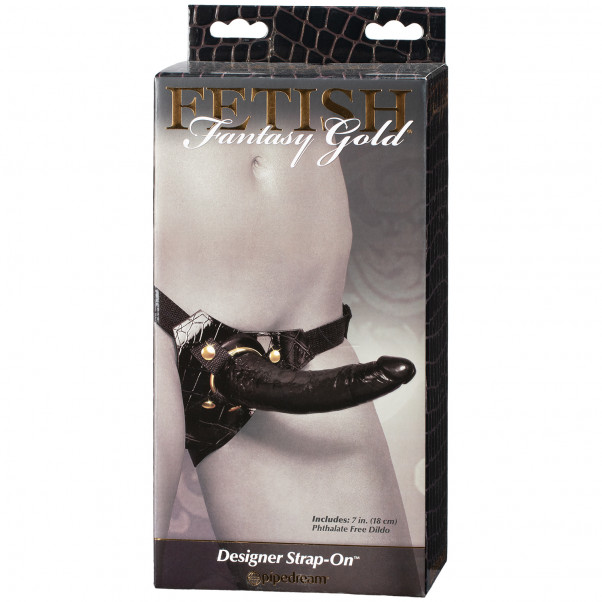 Fetish Fantasy Gold Designer Strap-On Sett 18 cm  10