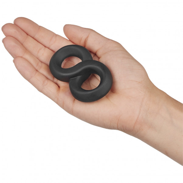 Sinful Infinity Stretchy Silikone Dobbelt Penisring