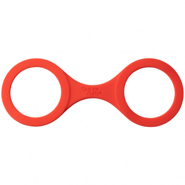 Quickie Cuffs Silikon Håndjern Medium Rød  1