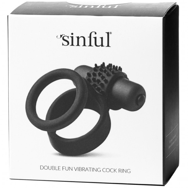 Sinful Double Grip Vibrerende Penisring  9