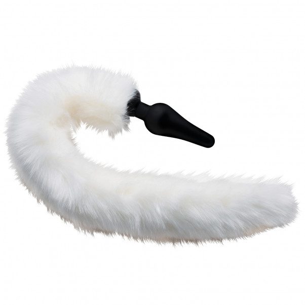 Tailz White Fox Tail Anaplugg og Ører  2